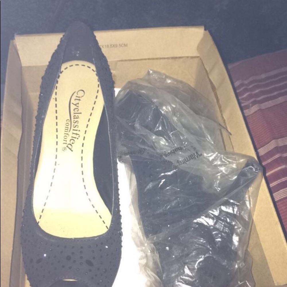 Black heels